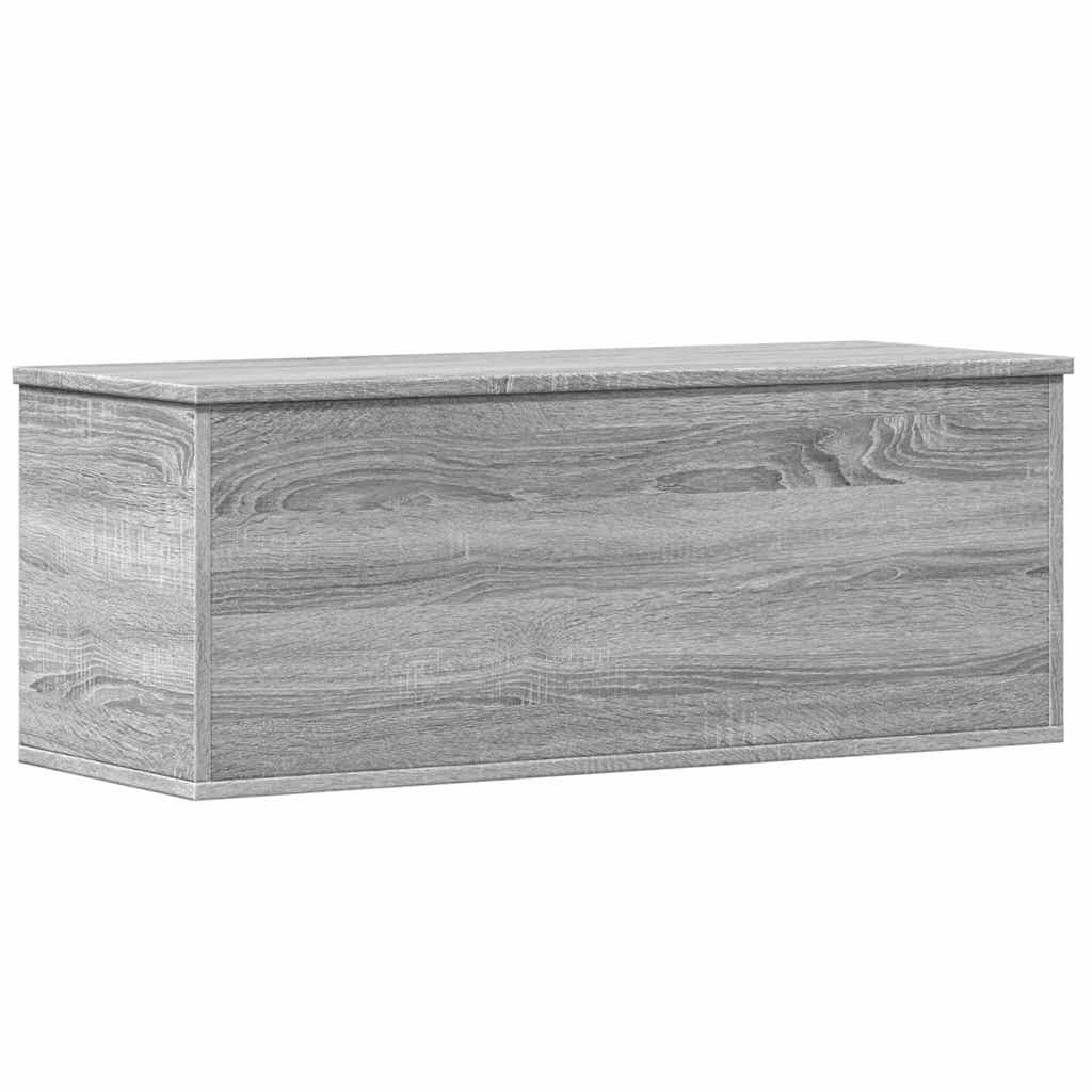 Oppbevaringsboks grå sonoma 90x35x35 cm konstruert tre