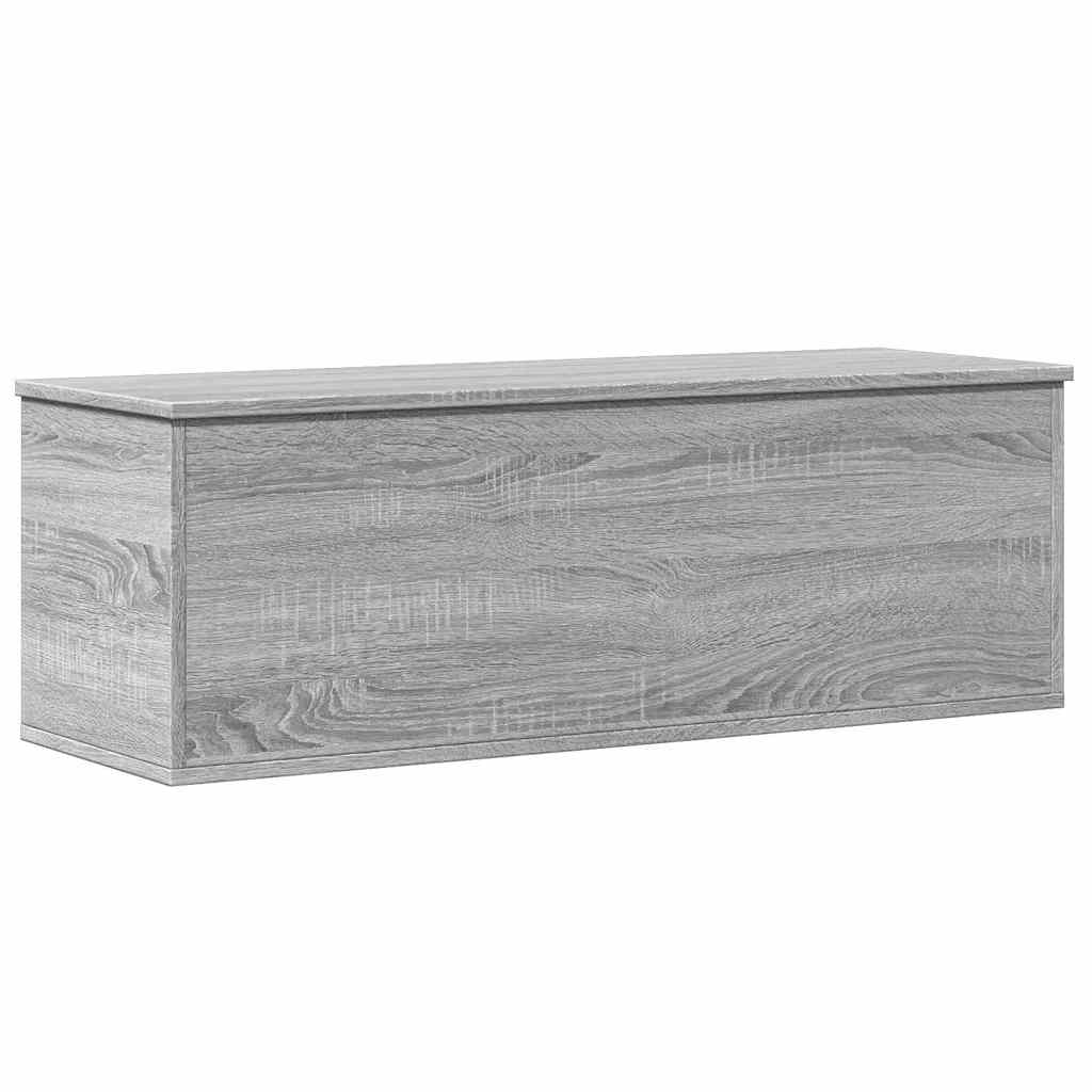 Oppbevaringsboks grå sonoma 102x35x35 cm konstruert tre