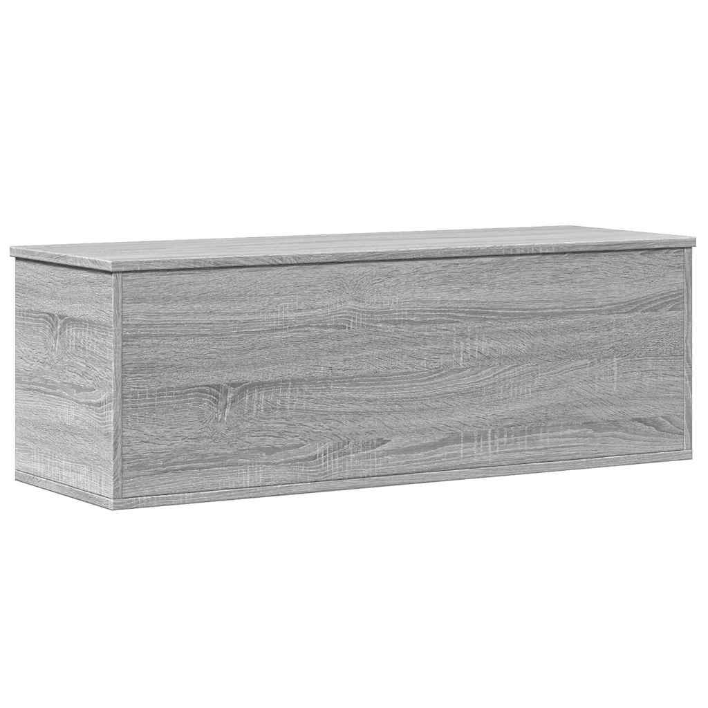 Oppbevaringsboks grå sonoma 102x35x35 cm konstruert tre