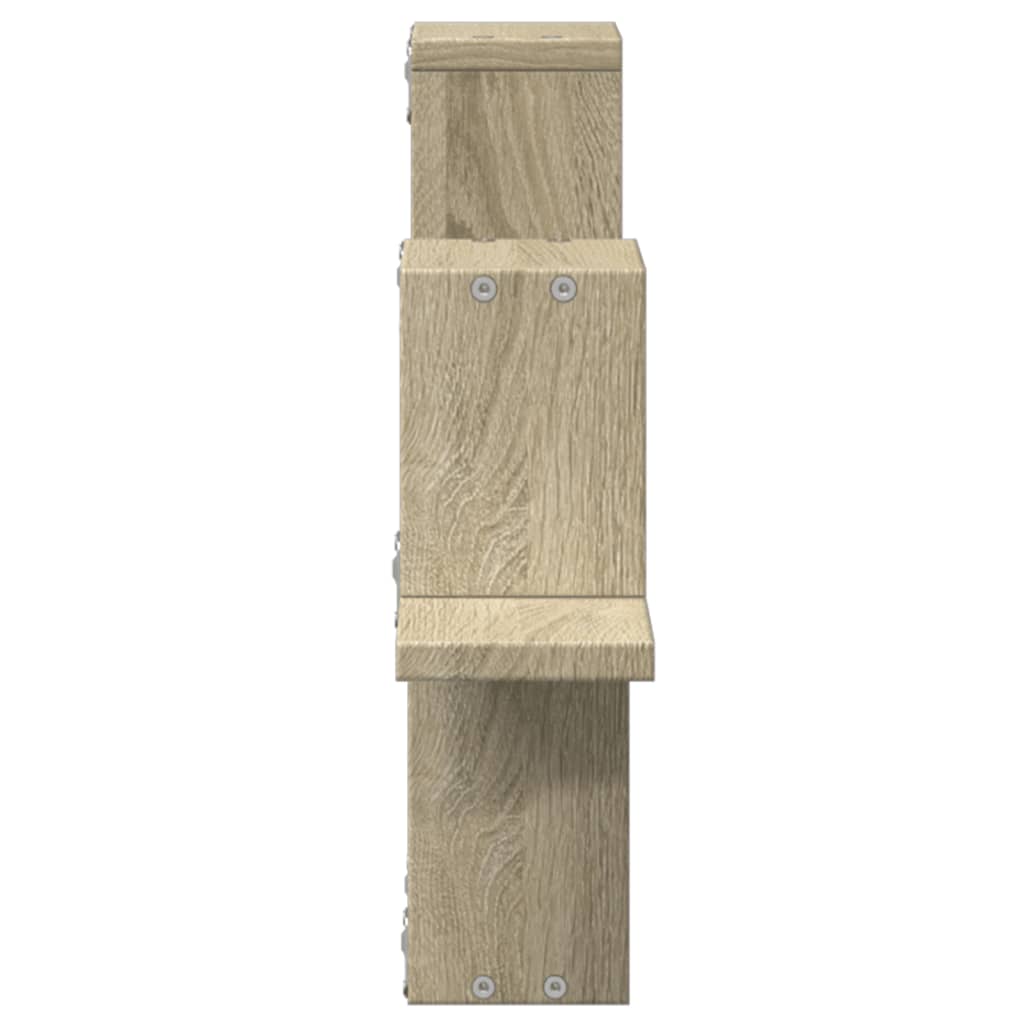Vegghylle sonoma eik 104,5x10x43 cm konstruert tre