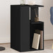 Sidebord svart 35x35x60 cm konstruert tre