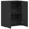 Arkivskap svart 60x32x77,5 cm konstruert tre