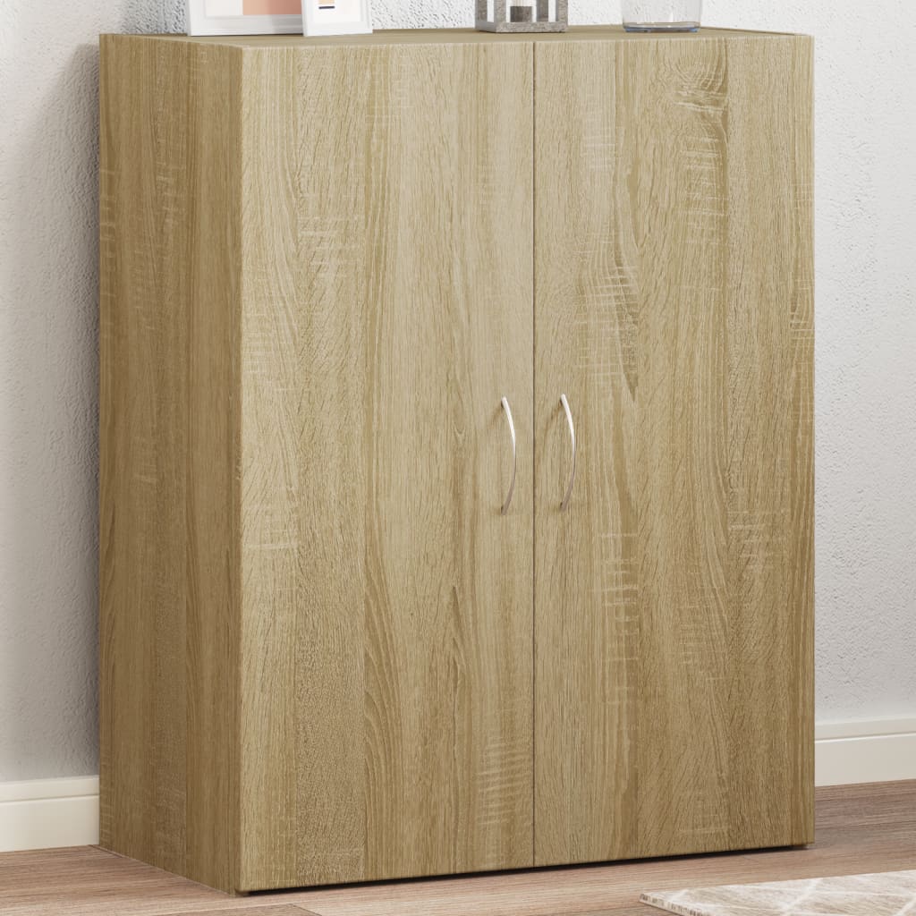 Arkivskap sonoma eik 60x32x77,5 cm konstruert tre