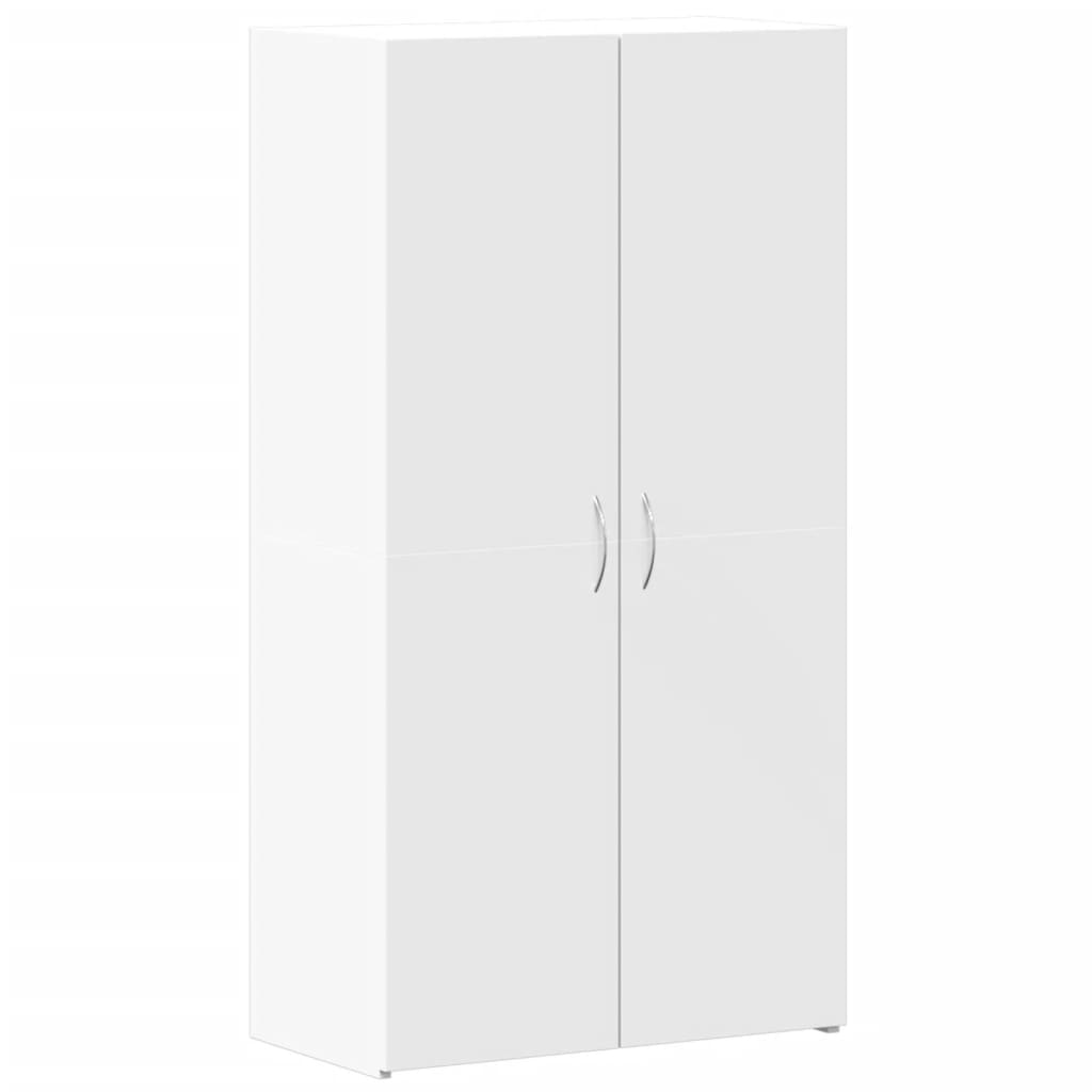 Arkivskap hvit 60x32x115 cm konstruert tre