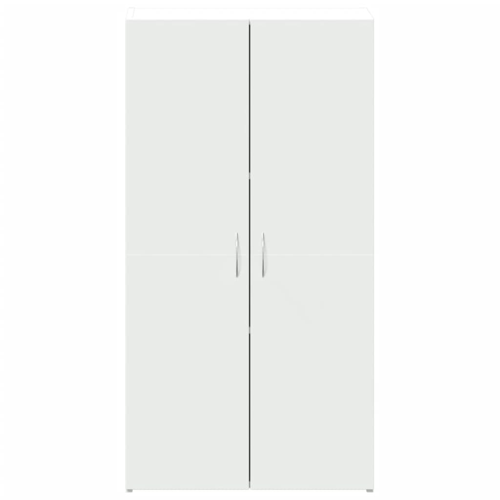 Arkivskap hvit 60x32x115 cm konstruert tre