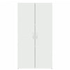 Arkivskap hvit 60x32x115 cm konstruert tre