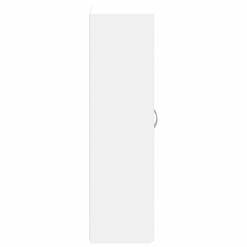 Arkivskap hvit 60x32x115 cm konstruert tre vidaXL