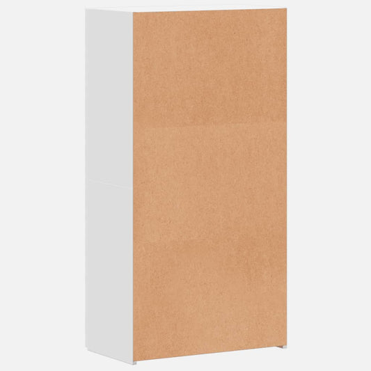 Arkivskap hvit 60x32x115 cm konstruert tre vidaXL