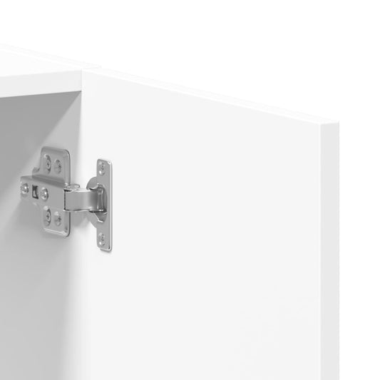 Arkivskap hvit 60x32x115 cm konstruert tre vidaXL