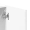 Arkivskap hvit 60x32x115 cm konstruert tre