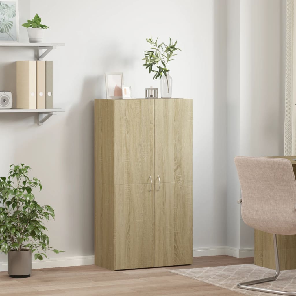 Arkivskap sonoma eik 60x32x115 cm konstruert tre vidaXL