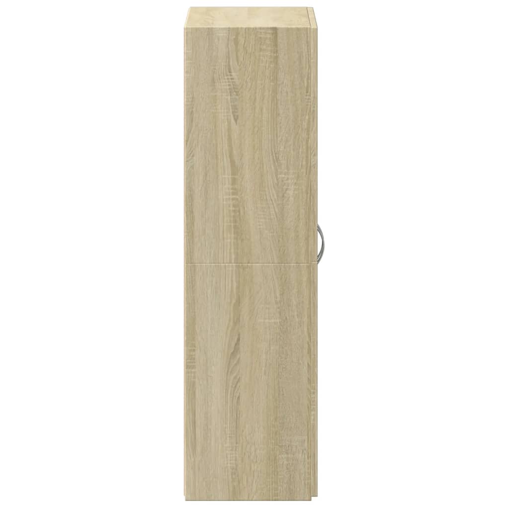 Arkivskap sonoma eik 60x32x115 cm konstruert tre vidaXL