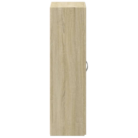 Arkivskap sonoma eik 60x32x115 cm konstruert tre vidaXL