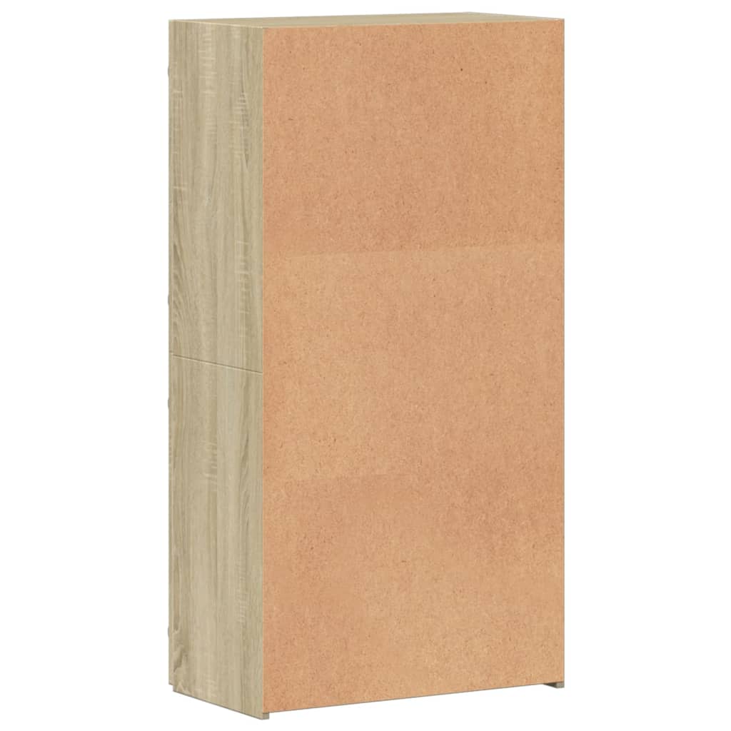 Arkivskap sonoma eik 60x32x115 cm konstruert tre vidaXL