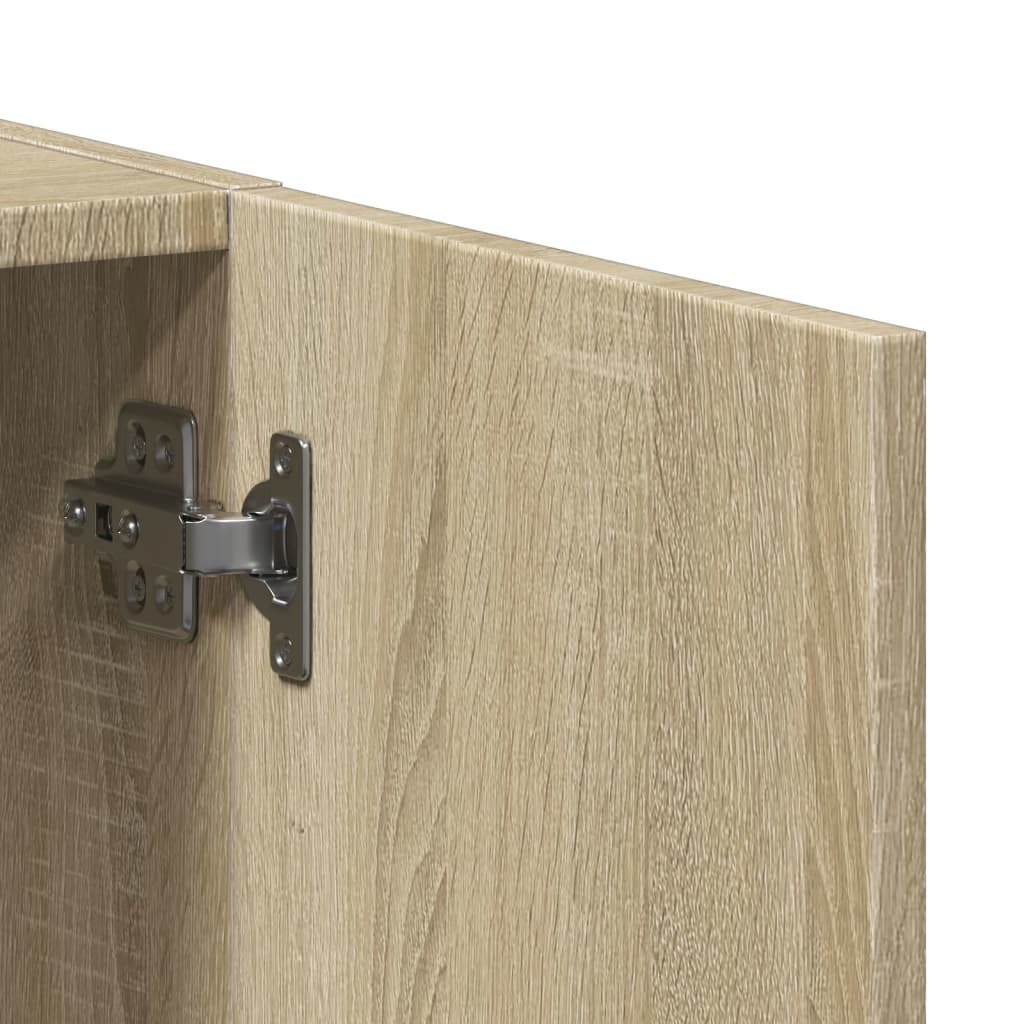Arkivskap sonoma eik 60x32x115 cm konstruert tre