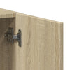Arkivskap sonoma eik 60x32x115 cm konstruert tre