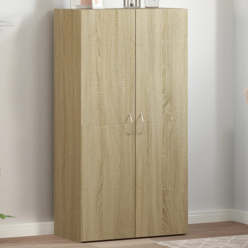 Arkivskap sonoma eik 60x32x115 cm konstruert tre