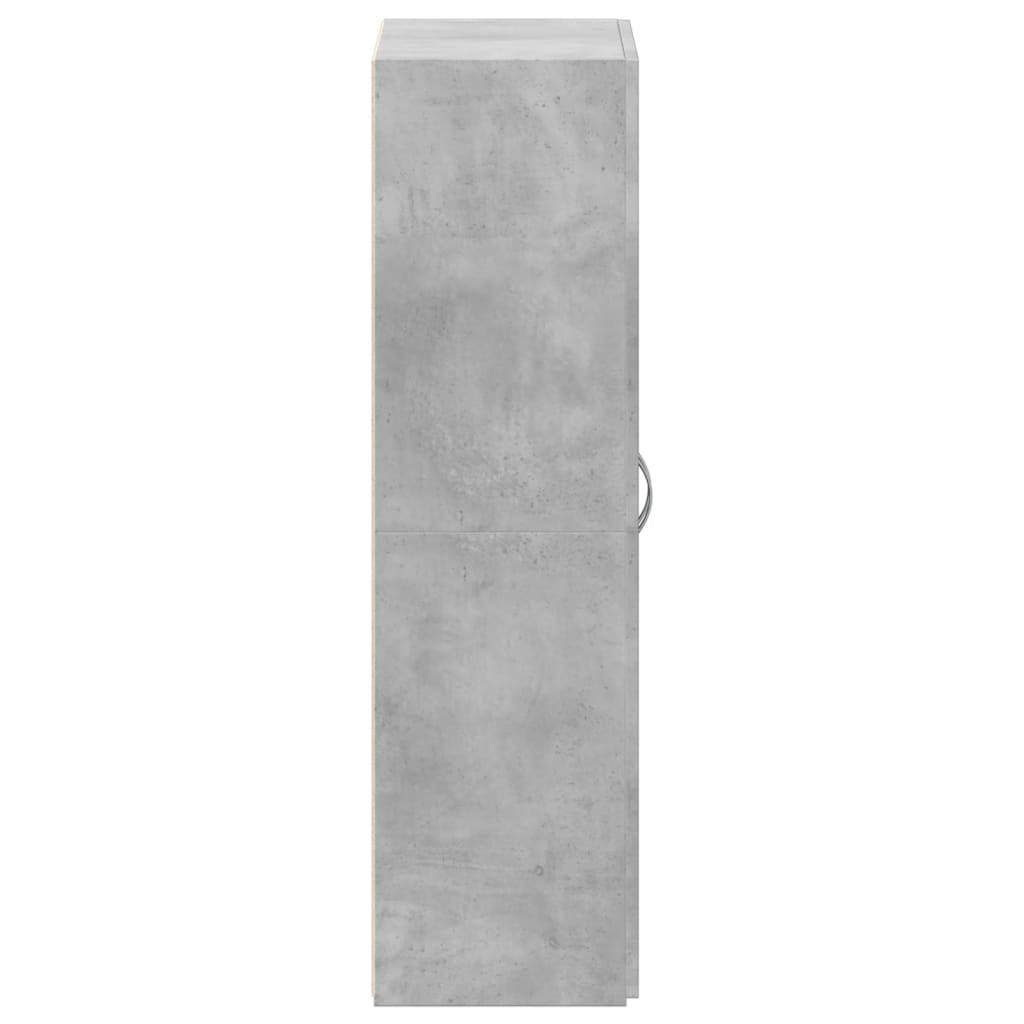 Veggskap betonggrå 60x32x115 cm konstruert tre vidaXL