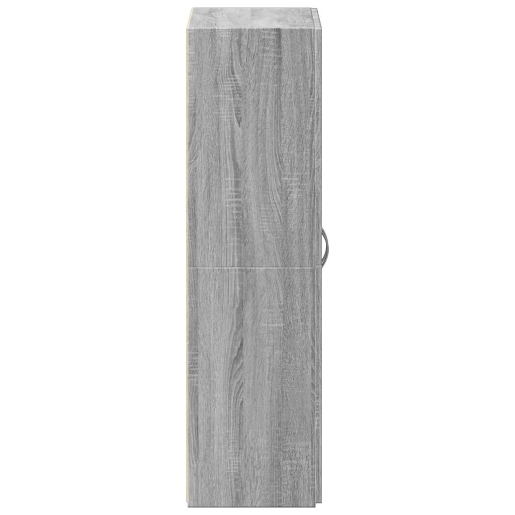 Skoskap grå sonoma 60x32x115 cm konstruert tre vidaXL