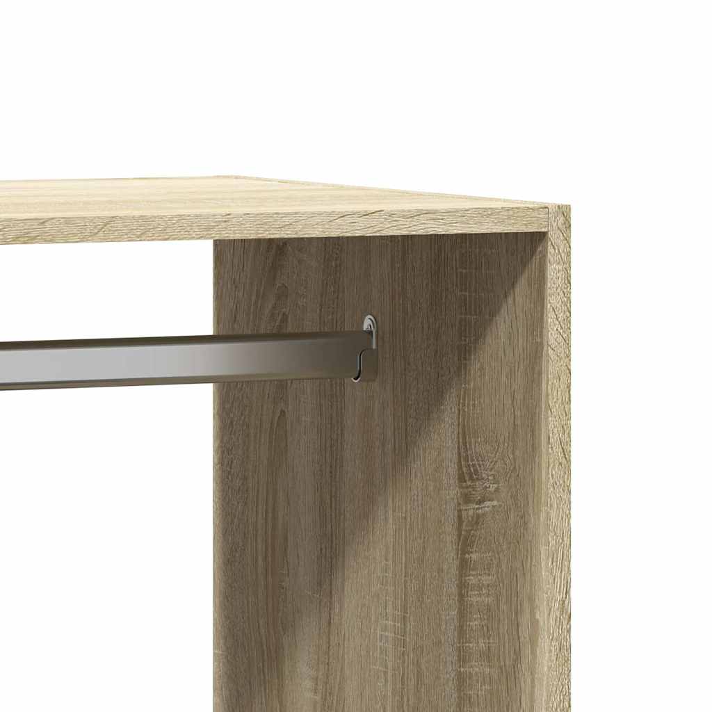 Garderobe sonoma eik 77x48x102 cm konstruert tre vidaXL