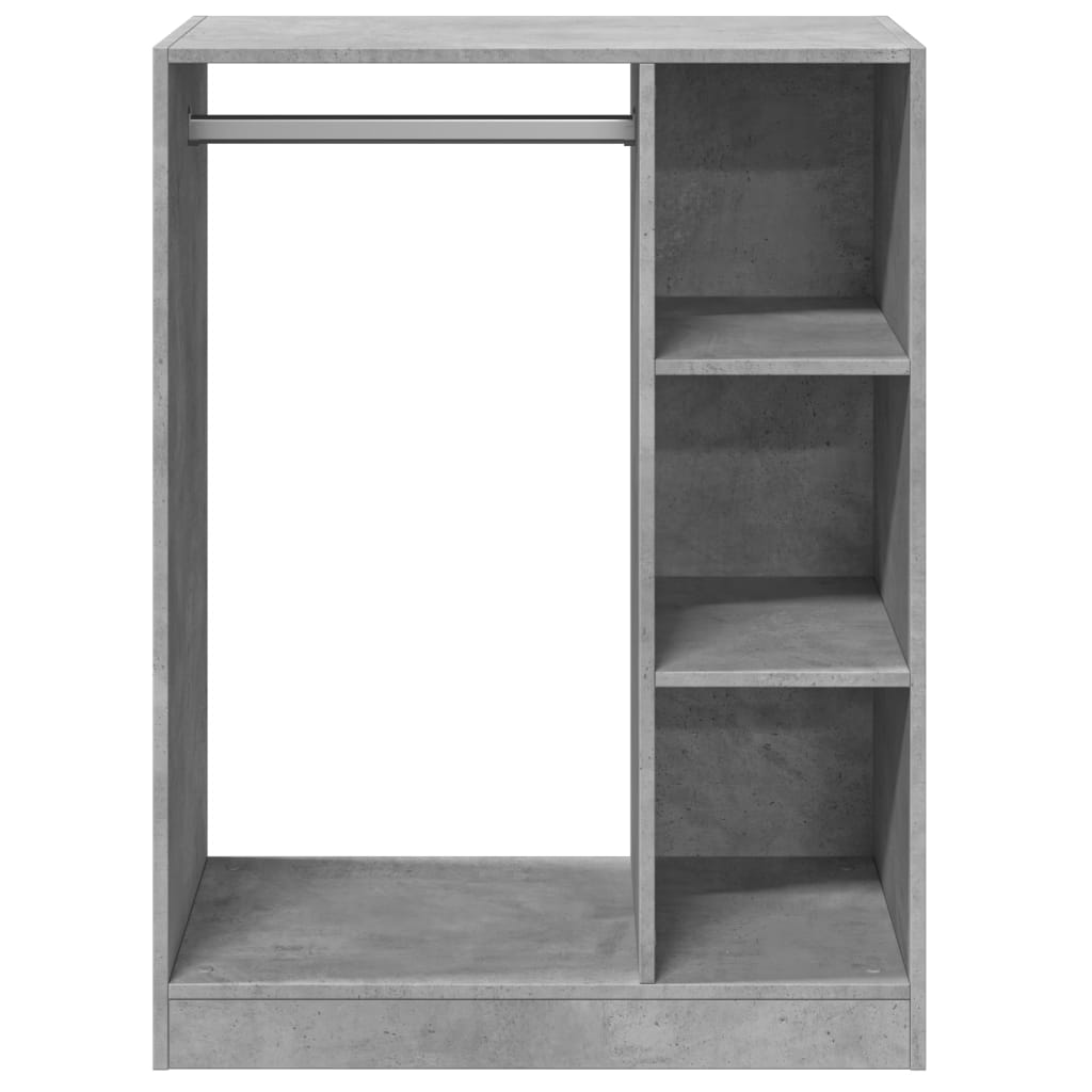 Garderobe betonggrå 77x48x102 cm konstruert tre vidaXL