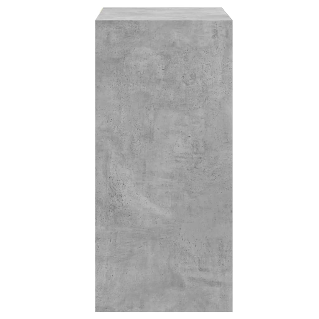 Garderobe betonggrå 77x48x102 cm konstruert tre vidaXL