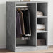 Garderobe betonggrå 77x48x102 cm konstruert tre vidaXL