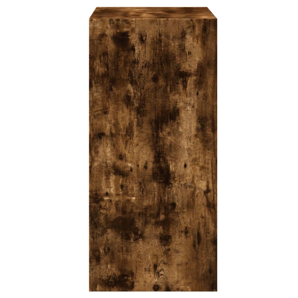Garderobe røkt eik 77x48x102 cm konstruert tre vidaXL