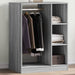 Garderobe grå sonoma 77x48x102 cm konstruert tre vidaXL