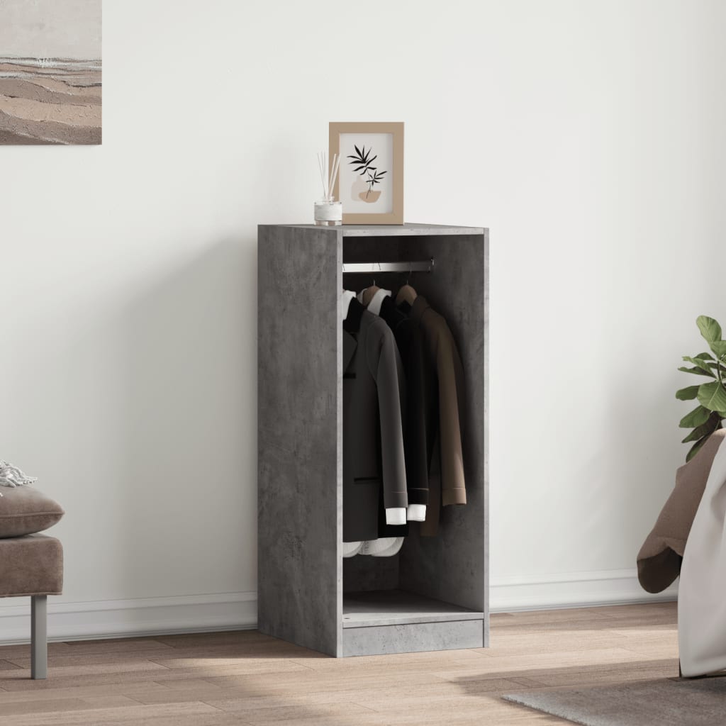 Garderobe betonggrå 48x41x102 cm konstruert tre vidaXL
