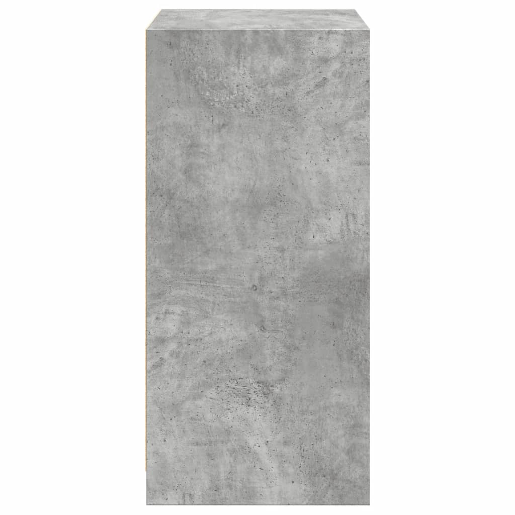 Garderobe betonggrå 48x41x102 cm konstruert tre vidaXL