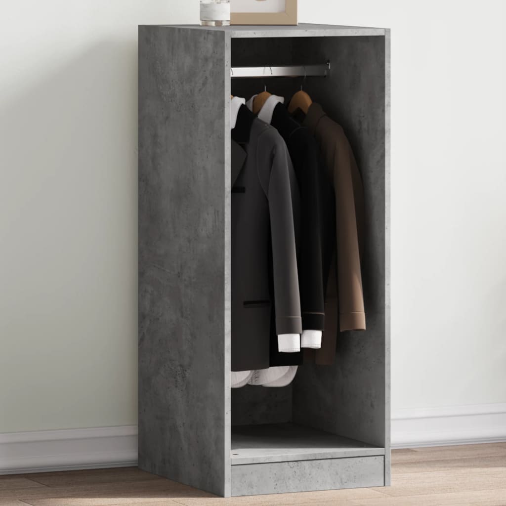 Garderobe betonggrå 48x41x102 cm konstruert tre vidaXL