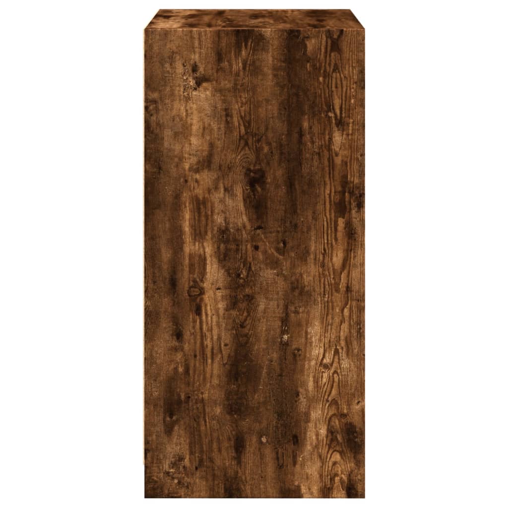 Garderobe røkt eik 48x41x102 cm konstruert tre