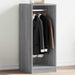 Garderobe grå sonoma 48x41x102 cm konstruert tre