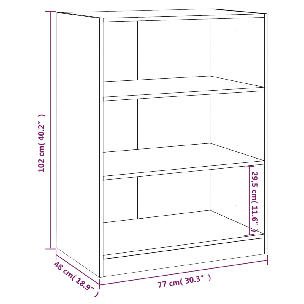 Garderobe svart 77x48x102 cm konstruert tre