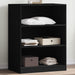 Garderobe svart 77x48x102 cm konstruert tre