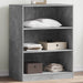Garderobe betonggrå 77x48x102 cm konstruert tre