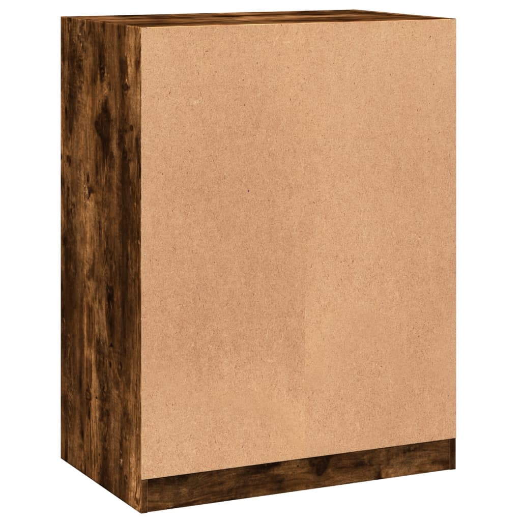 Garderobe røkt eik 77x48x102 cm konstruert tre