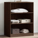 Garderobe brun eik 77x48x102 cm konstruert tre