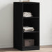 Garderobe svart 48x41x102 cm konstruert tre