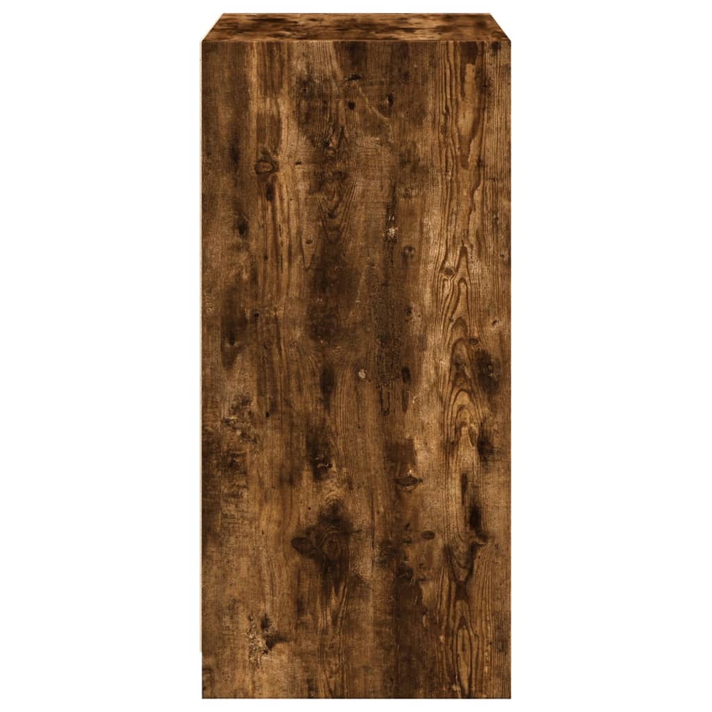 Garderobe røkt eik 48x41x102 cm konstruert tre