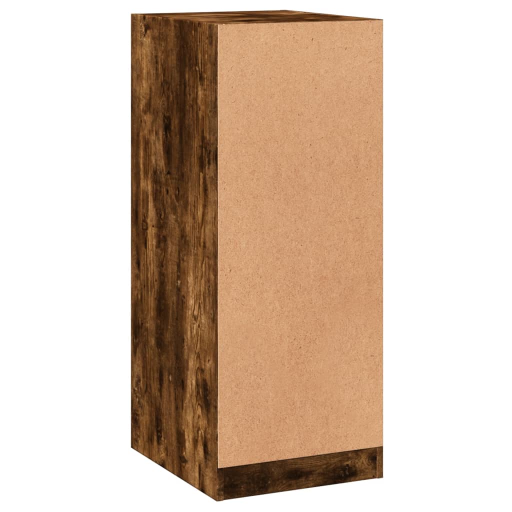 Garderobe røkt eik 48x41x102 cm konstruert tre