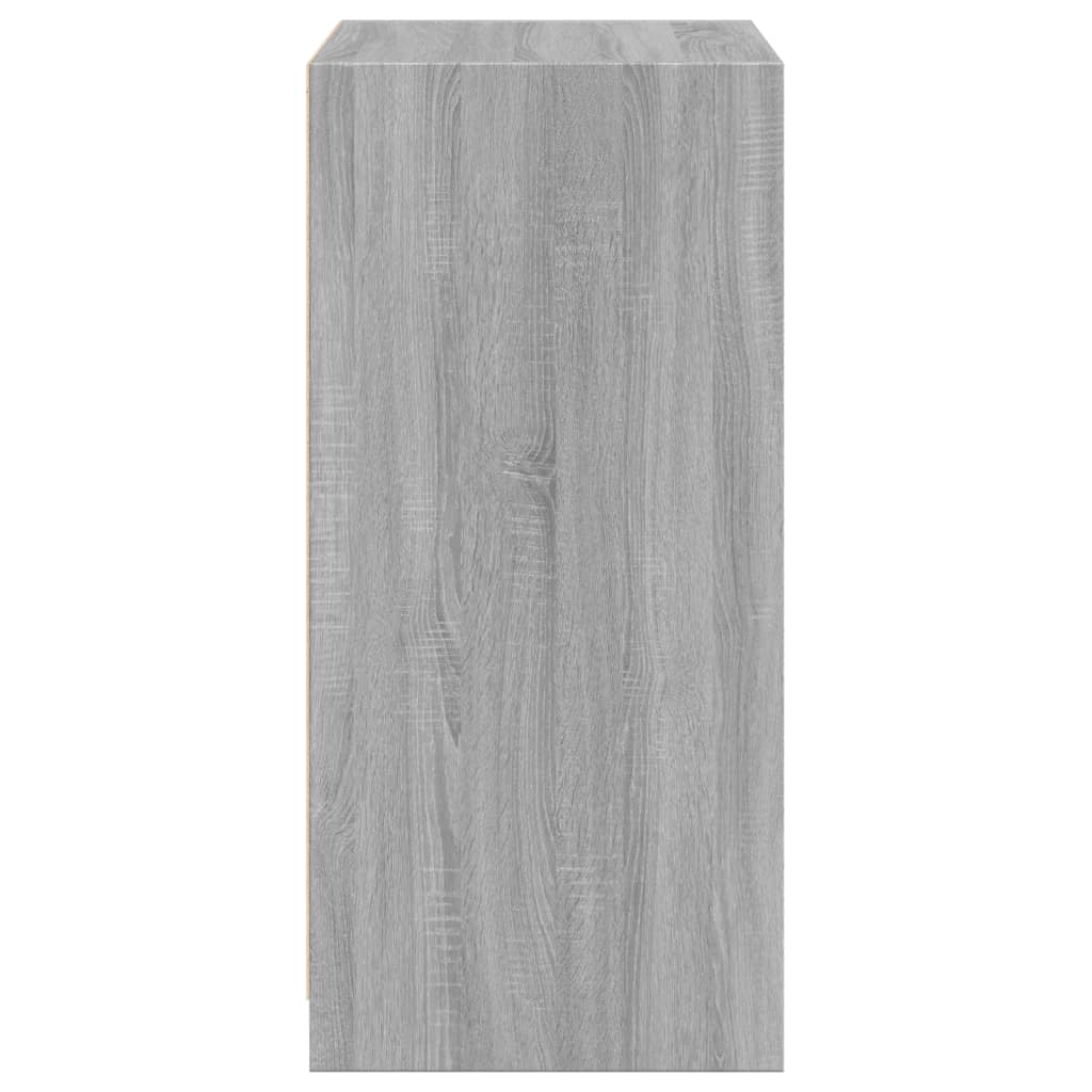 Garderobe grå sonoma 48x41x102 cm konstruert tre