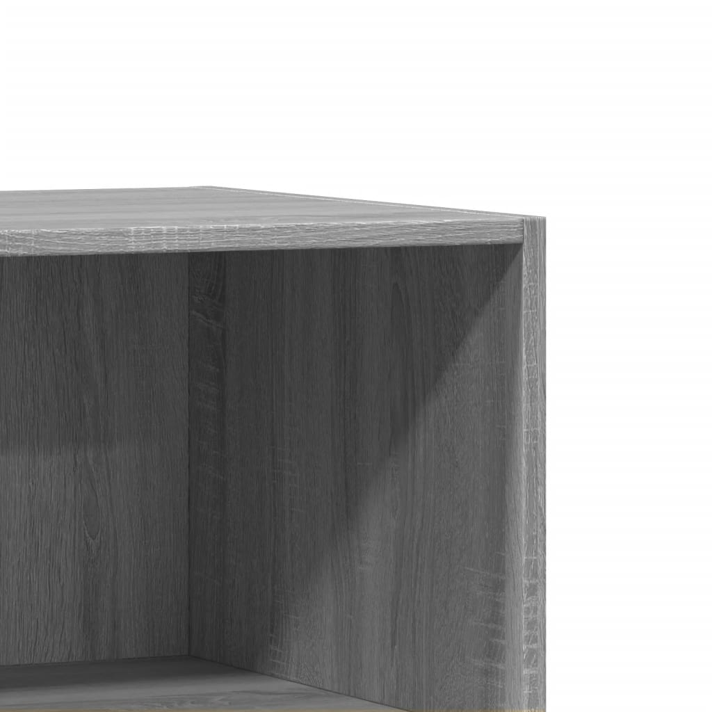 Garderobe grå sonoma 48x41x102 cm konstruert tre