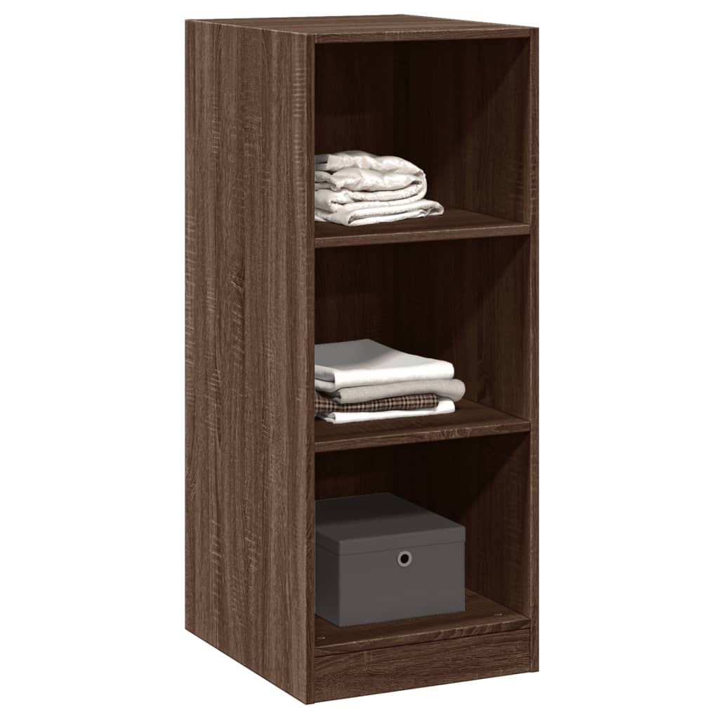 Garderobe brun eik 48x41x102 cm konstruert tre