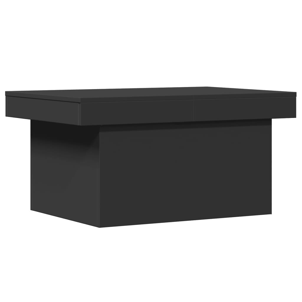 Salongbord svart 100x55x40 cm konstruert tre
