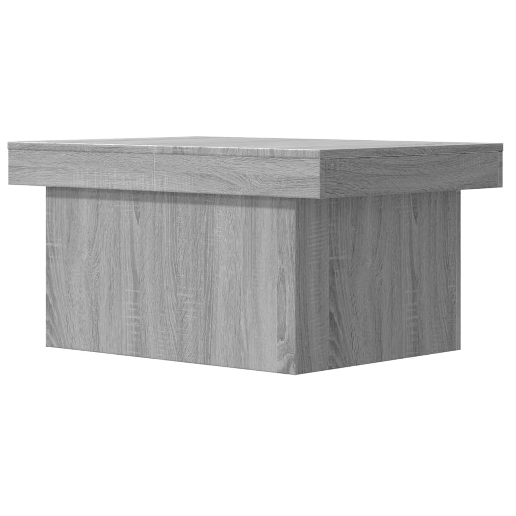 Salongbord grå sonoma 100x55x40 cm konstruert tre