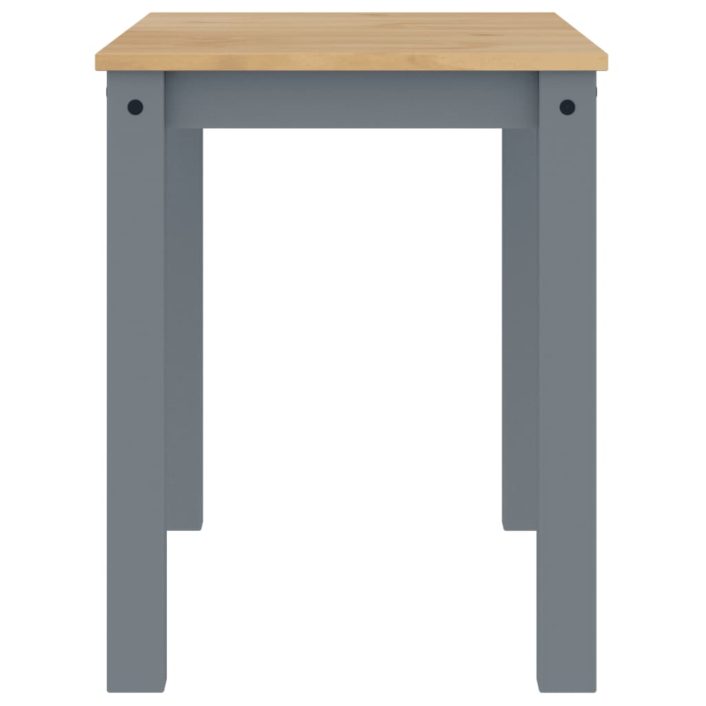 Spisebord PANAMA grå 112x60x75 cm heltre furu