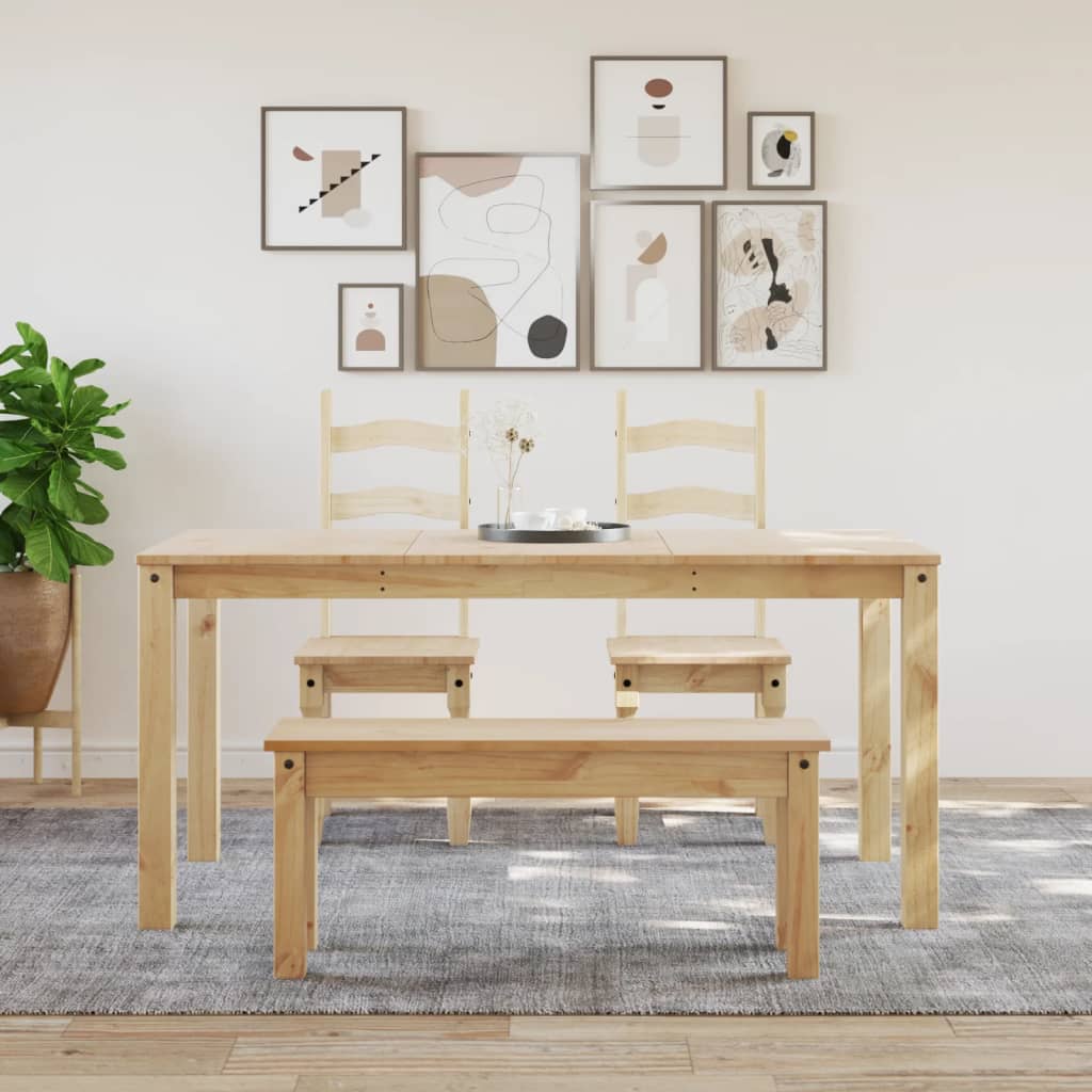 Spisebenk PANAMA 105x30x45 cm heltre furu