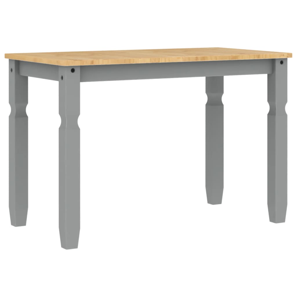 Spisebord Corona grå 112x60x75 cm heltre furu